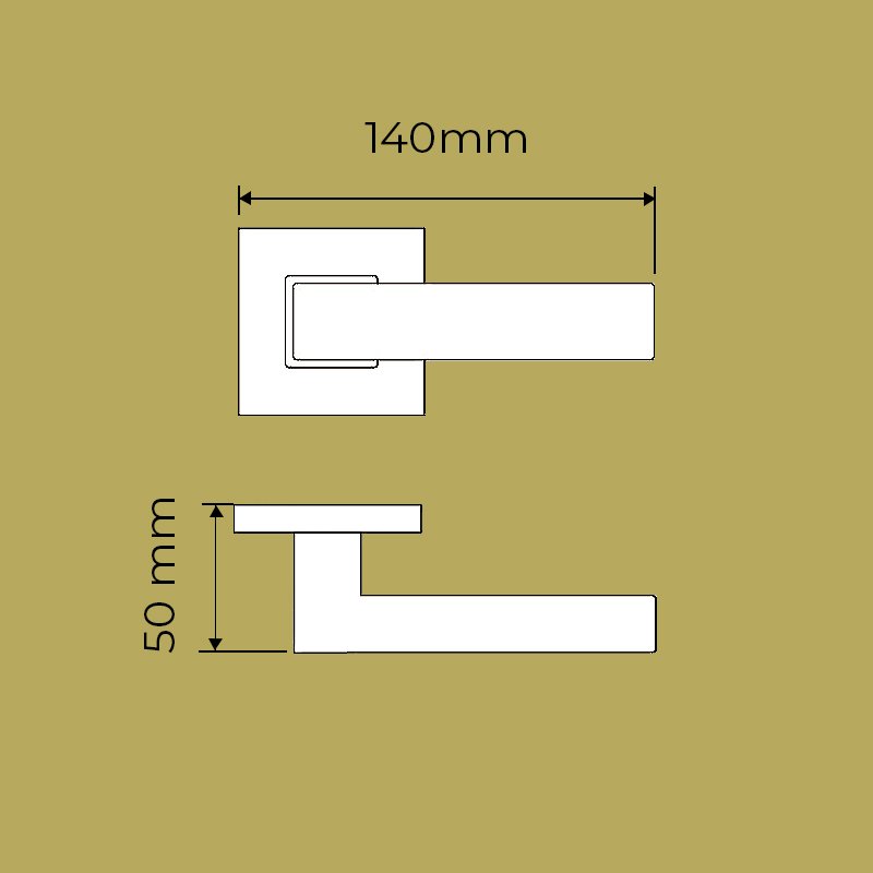 roseta cuadrada 50×140